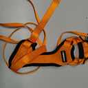 rabbitgoo Cat Harness and Leash Set for Walking Escape Proof, Adjustable Soft Kittens Vest with Reflective Strip for Cats, Comfortable Outdoor Vest,Light Orange,M