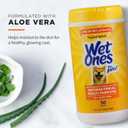 Wet Ones for Pets Antibacterial Dog Wipes, Tropical Splash, 50 Count, 3-Pk | Multi-purpose grooming wipes with aloe vera for paws, face, and body, easy cleanups between baths