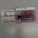 Inesore for AirPods Pro 3 Case 2025 with Lock, for Women Girly Floral Cute Case Compatible with Apple Airpods Pro 3rd Generation Cover, with Phone Stand, Keychain & Cleaner Kit-Purple Gold Marble