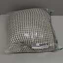 AMOAMI Upgraded Waffle Runner Rug Super Absorbent Non Slip Bath Mats for Bathroom Machine Washable Bathroom Runner Rug with Tassels, Ideal for Hallway Bedroom Laundry Room, 2' x 6', Green & Cream