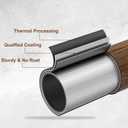 1 Diameter Curtain Rods Itself is 30 to 144 inch 1 Pack Fit 30-142 inch, 66 to 120 inch Window with Heavy Duty Adjustable Rod Matte Wood Grain Splicing Metal Extra Long Curtain Rod for Windows