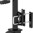 8-inch Wheel Trailer Jack, 13" Vertical Movement, 2000 lbs, for RV, Boat, Trailer and More (Black)