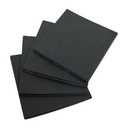 4 Pieces Adhesive Foam Padding 1/4 in Thick X 4 in X 4 in, Anti Vibration Pads, Closed Cell Foam Pads for Anti-Slip, Shock Absorption