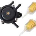 HURI Fuel Pump with Fuel Filter for Kawasaki Brute Force 650 750 KVF650D KVF650F KVF750D Mule 600/610