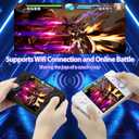 Upgraded XF40H Handheld Game Console, Retro Gaming Console Preloaded Classic Games with Multiple Emulators, 4.0 Inch 4K HD IPS Screen Open Source Linux System, Pocket Video Gaming (Black-128G)
