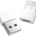 Type C to USB Adapter USB2.0 Male to Type C Female Adapter Enjoy 480mbps Fast Transmission and Safe Charging Adapter