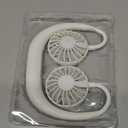 Portable Neck Fan, 2600mAh Battery Operated Ultra Quiet Hands Free USB Fan with 3 Speeds, Strong Wind, 360 Adjustable High Flexibility Wearable Personal Fan for Home Office Outdoor Travel (White)