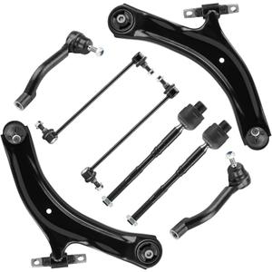 8PCS Front Lower Driver & Passenger Side Control Arms Suspension Kits Ball Joint Fit for Nissan Rogue 2008-2013, Rogue Select 2014-2015