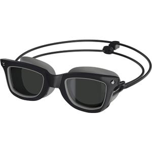 Speedo Unisex-Adult Swim Goggles Sunny G (Seasider Anthracite/Smoke/Silver)