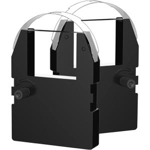 2 Pack Replacement for Pyramid 3500 Replacement Ribbon Used with Pyramid 3500, 3700, 4000, 4000HD Time Clocks, 11.5ft, Individually Sealed, Pre-Installed Ribbon Shield, 11.5ft (Black)