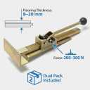 QWORK Flooring Jack Ratcheting Alignment Tool for Hardwood Installation, Edge Tightening & Board Straightening