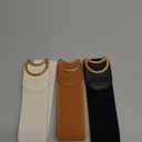 Swtddy 3 Pack Womens Vintage Wide Elastic Stretch Waist Belt For Dresses (Golden O Design Black+beige+camel)