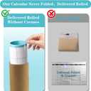 17" x 38" 2026 Wall Calendar, Wet & Dry Erase Wall Calendar 12 Month, Yearly Laminated Wall Calendars, Reversible Annual Planner, Horizontal/Vertical, Suitable for Home, School, and Office Use (No Creases) (Blue)