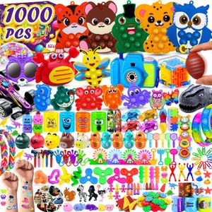 1000 PCS Party Favors for Kids, Bulk Fidget Toys,Goodie Bags Stuffers, Treasure Box Toy for Classroom Prizes, Birthday Gifts, Stocking Pinata Filler Stuffers