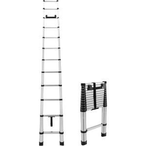 RecPro RV Telescoping Ladder 12.5ft Compatible with Lippert On-The-Go Prepped Units