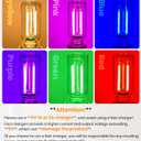 USB Retro Car Lamp, Touch-Control Portable LED Car Ambient Light, USB Powered Night Lights, Suitable for Bedroom, Camping, Holiday Decorations. (Red Light)