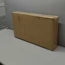 Large Military Shadow Box Display Case with HD Tempered Glass - Triangular Flag Case Fits 9.5x5' American Burial Flag, Removable Shelves for Coins, Backboard for Medals and Insignia, Walnut