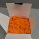 TitanFlex Thor Grip Heavy Duty Industrial Orange Nitrile Gloves with Raised Diamond Texture, 8-mil, Latex Free, Powder Free (X-Large (Pack of 100))