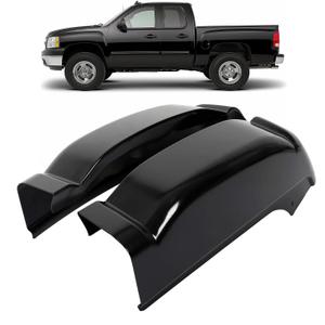ECOTRIC Cab Corners Compatible with 1999-2007 Chevy Chevrolet Silverado Sierra 4 Door Extended Cab Trucks Replace for 0856-115 0856-116 Pair