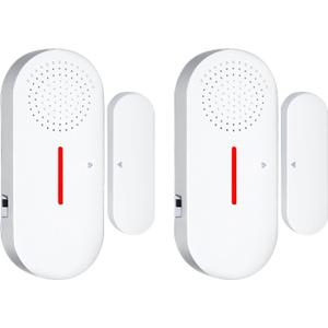 Door Window Alarm, 95DB Door Alarms for Kids Safety, Wireless Sensor Door Window Burglar Alarm-Window Pool Alarms for Home (2 Pack)