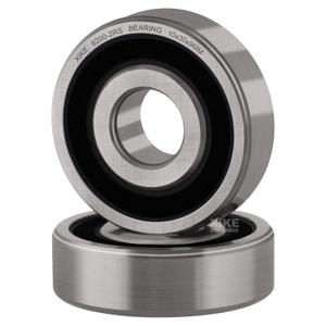 XiKe (2 Pack) 6200-2RS Double Sealed Deep Groove Ball Bearings, 10x30x9mm, Pre-Lubricated for High RPM, Chrome Steel P6, ABEC 3