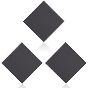 3 x 3PCS Weldable Hot Rolled Mild Steel Plate 1/8" Thick Square Sheet Plate,5" x 5" Weldable & Paintable Steel Plates