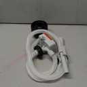 Portable Fuel Transfer Pump with Auto-Stop, 3.2 Gallon per Min, 51" Extra Long Hose, Battery & USB Powered, 4 Can Adapters, Leak-proof Gas Pump for Oil, Diesel and Gasoline