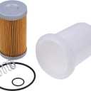 124550-55700 129100-55680 Fuel Filter with Bowl with O-Spring Compatible with Yanmar