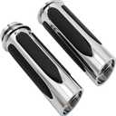Electronic Throttle Control Motorcycle Grips (Silver)