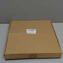 Rustic lamp Shade Bamboo with Decorative Green Geometric Figure Drum lamp shade for table lamps and floor lamps Ideal for Living Room Bedroom Easy Assemble Size 11.8 * 9.05Inch 