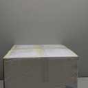 Antique Milk Glass Ceiling Light Fixture - 15 Inch Vintage Milk Glass Pendant Light for Kitchen, Hallway, Bedroom, Dining Room (White)