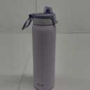 Ello Pop & Fill Stainless Steel Water Bottle with Quick Fill Technology, Double Walled Vacuum Insulated Metal, Leak Proof Locking Lid, Sip & Chug, BPA Free, Holiday Gift for Him Her, 22oz, 32oz, 40oz (Aurora)