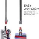 Replacement Wand Extension Tube for Dyson V7 V8 V10 V11 V15 Models,Quick Release Wand Accessories Compatible with Dyson Cordless Stick Vacuum Cleaner of V7 V8 V10 V11(Iron)