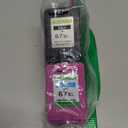 67XL Ink Cartridges Black/Color Combo Replacement for HP 67 XL 67XL Ink Cartridge for DeskJet 4155e 2734e 4100e 2855e 4255e 2700 2755e 2700e Envy 6055e 6000 6455e 6400 Printer Ink 67 (2-Pack)