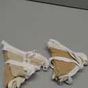 Oudain 15.5 ft Pennant Banner Flags, 2 Pcs Nursery Garland Triangle Bunting Flag Baby Banner for Nursery Decor Baby Birthday Boho Wedding Shower Party Event, Each 7.75 ft(Simple Color)