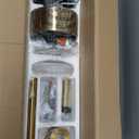 Ceiling Fan with Light and Remote Control, 52" Outdoor Ceiling Fan for Patios, Bedrooms & Living Rooms - Matte Black & Gold