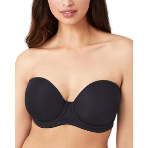 Wacoal Women's Red Carpet Lightly Padded Full Coverage Underwire Strapless Bra, 854119 (40DD, Black) Wacoal Women's Red Carpet Lightly Padded Full Coverage Underwire Strapless Bra, 854119 (40DD, Black)