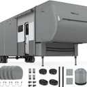 5th Wheel RV Cover 34-37FT, Thick 7-Layer Top, Water-Resistant