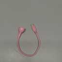 AORAEM UV LED Nail Lamp, 3W Portable Duck Neck UV Nail Lamps Dryer Gel Polish Curing Light with Pink Gooseneck for Gel Nails Tips USB Plug Play Nails Salon and Home DIY (Small)