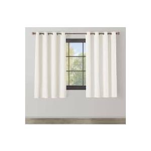 MODAVARI HOME FASHIONS PALMA BLACKOUT THERMAL LINED SINGLE PANEL GROMMET BOUCLE TEXTURE EASY CARE1PANEL63 In L 62 in W