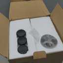 Gusto Nostro Crystal Wine Decanter with Aerator Pourer - Premium Hand-blown Lead-free Glass Wine Decanter Set for Red Wines - Carafe with Lid Filter for Smooth Pouring - Stainless Steel Spout Included