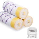 Autoscooper 11 Replacement Litter Box Liners - Drawstring Design, Extra Thick Heavy Duty, 23.62"×11.81", 3 Pack