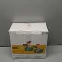 QPAU Inflatable Bouncy Dinosaur Toys 2 PCS with Hand Pump, Heavy Duty Giant Bouncy Pal, 220lbs Load Capacity, Ride On Bouncy Animal Hopper Toy, Indoor Outdoor Bouncers for Kids Girls Boys Ages 5+