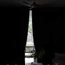 Windows Black Blackout Curtains 63 inches Long 2 Panels Set Grommet Blackout Drapes Energy Saving Noise Reducing Thermal Insulated for Bedroom Living Room Nursery