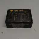 Home Security Door Lock, 2 Pack Childproof Door Reinforcement Lock with 3 Inch Stop Withstand 800 lbs for Top Front Inward Swinging Door, Upgrade Flip High Night Lock to Defend Your Home Kids (Silver)