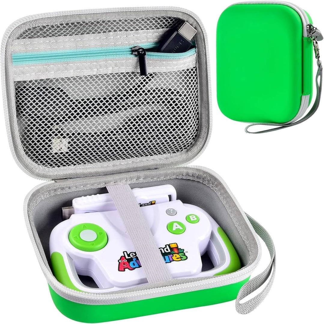 Case Compatible with Leapfrog LeapLand Adventures & for PAW Patrol Learning Video Games. Toy Storage Carrying Holder for Leap Frog leapster Game System Video, Batteries and USB Cable (Box Only)