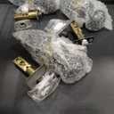 Goldenwarm Black Door Knobs Interior, Matte Black Keyless Privacy Door Knob, Bedroom Door Knob, Black Door Knobs Interior Bulk, Indoor Bathroom Door Knob(6 Pack, Matte Black)