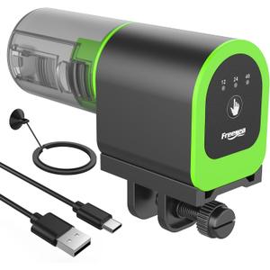 FREESEA Automatic Fish Feeder for Aquarium: Small USB Rechargeable Vacation Auto Fish Food Dispenser with Timer for Small Tank Betta Turtle (FS-32) FREESEA Automatic Fish Feeder for Aquarium: Small USB Rechargeable Vacation Auto Fish Food Dispenser with Timer for Small Tank Betta Turtle (FS-32)