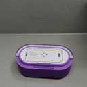 COLSUR Bluetooth Speaker Alarm Clock with Wireless Charger, FM Radio, Adjustable LED Night Light, 6 in 1 Bedroom Portable Speaker 2500mAh, Phone Stand for Bedside, Home, Office, Gift (Purple)