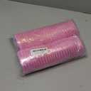 2 Pack Deco Mesh 10 Inch x 30 Feet Decor Mesh Ribbon with Metallic Foil Deco Mesh Wreath Supplies Ribbon Mesh Roll for Spring Wreaths, Craft, Party Decoration (Pink)